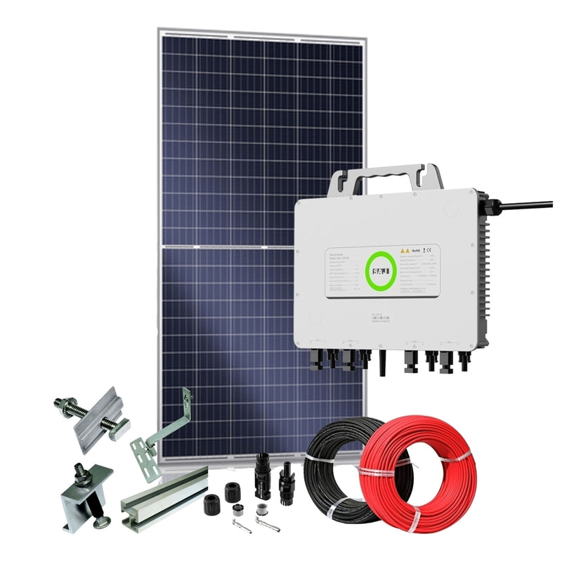 Kit Solar 7,28 kWp - Micro Inversor SAJ - 13 módulos de 560Wp