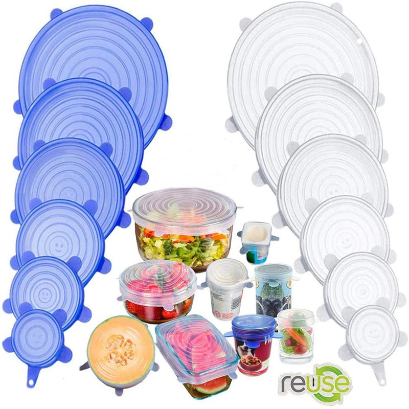 Kit Tampas de Silicone - PAGUE 4 E LEVE 6