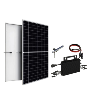 KIT SOLAR 2,48 kWp – HOYMILES HMS2000DW- 04 PAINÉIS LEAPTON PANTHER BIFACIAL620W + HOMOLOGAÇÃO - Geração Média 300 kWh/mês